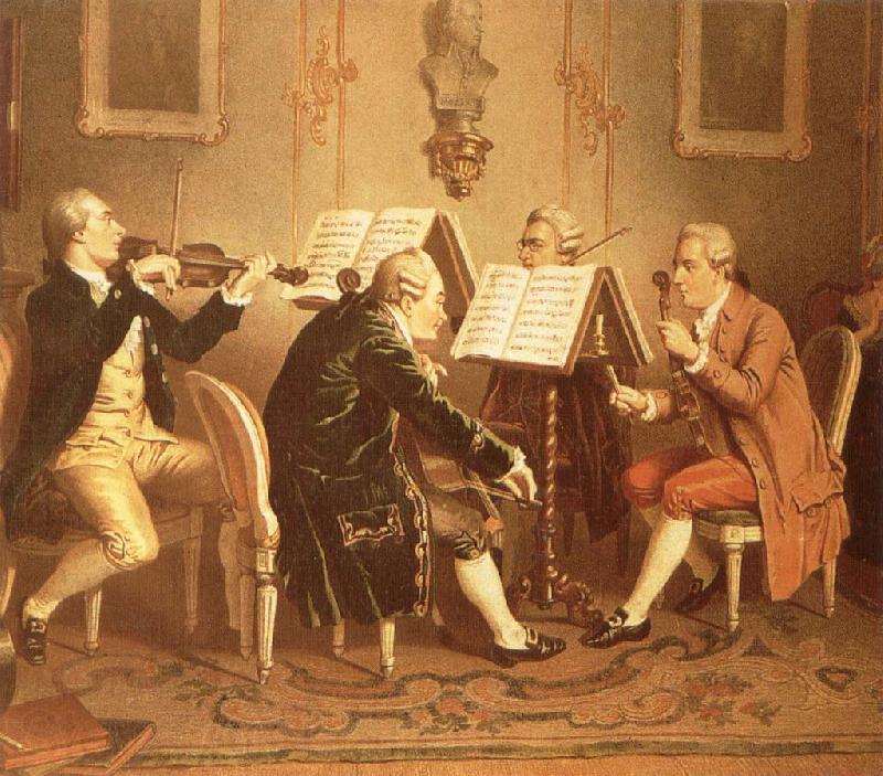 hans werer henze A string quartet of the 18th century